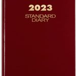 2022 Diary by AT-A-GLANCE, Standard Daily Diary, 7-3/4" x 12", Large, Red (SD37613)